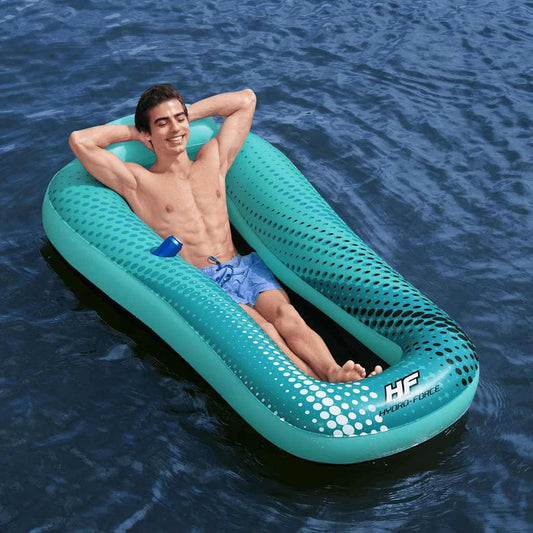 Nafukovací lehátko Hydro Force Sol Venture 188 x 109 cm modré