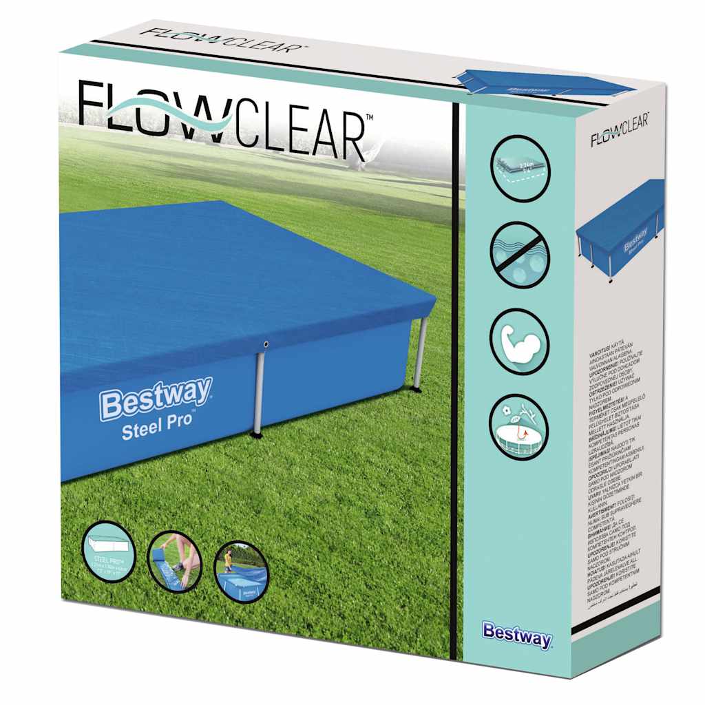 Kryt na bazén Flowclear 221 x 150 cm