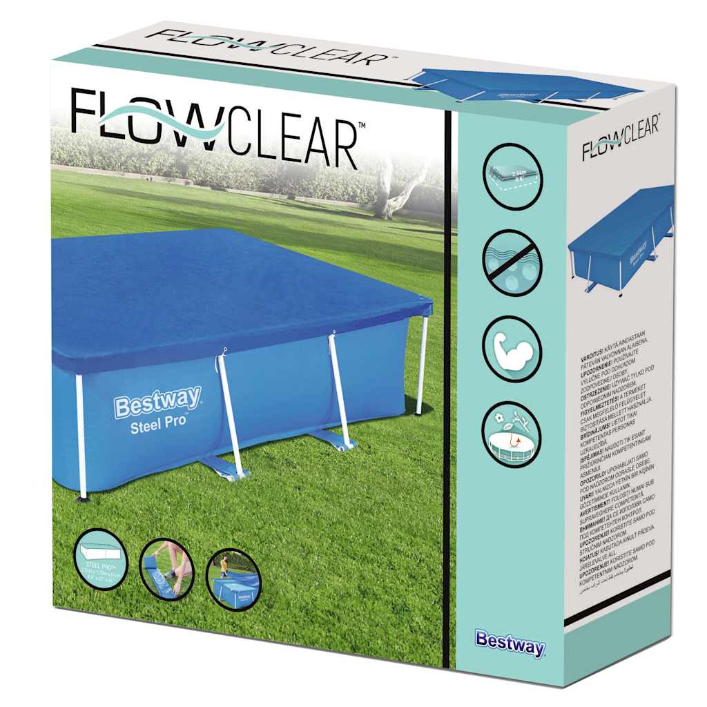 Kryt na bazén Flowclear 259 x 170 cm