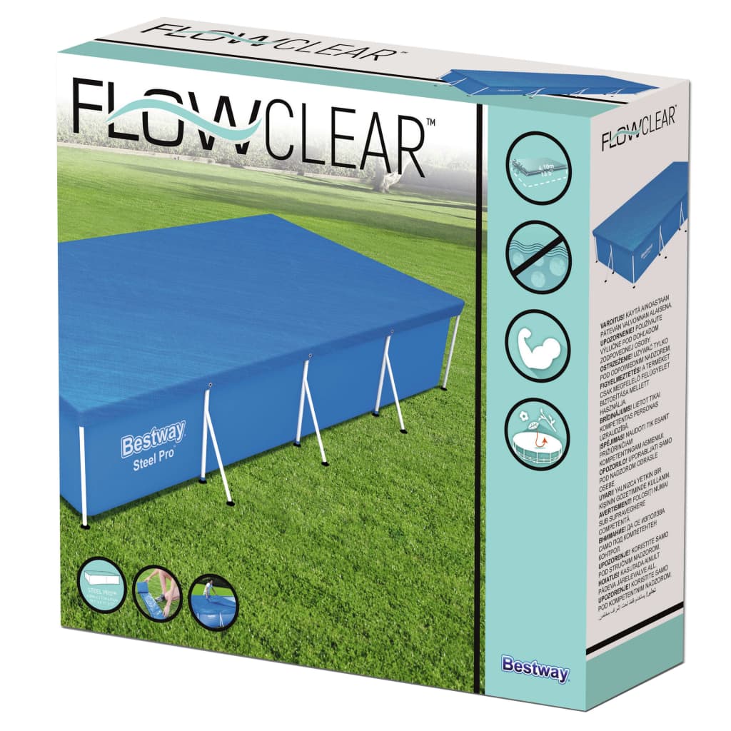 Kryt na bazén Flowclear 400 x 211 cm