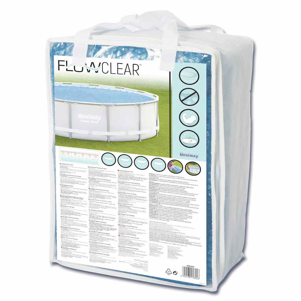 Solární kryt na bazén Flowclear 427 cm