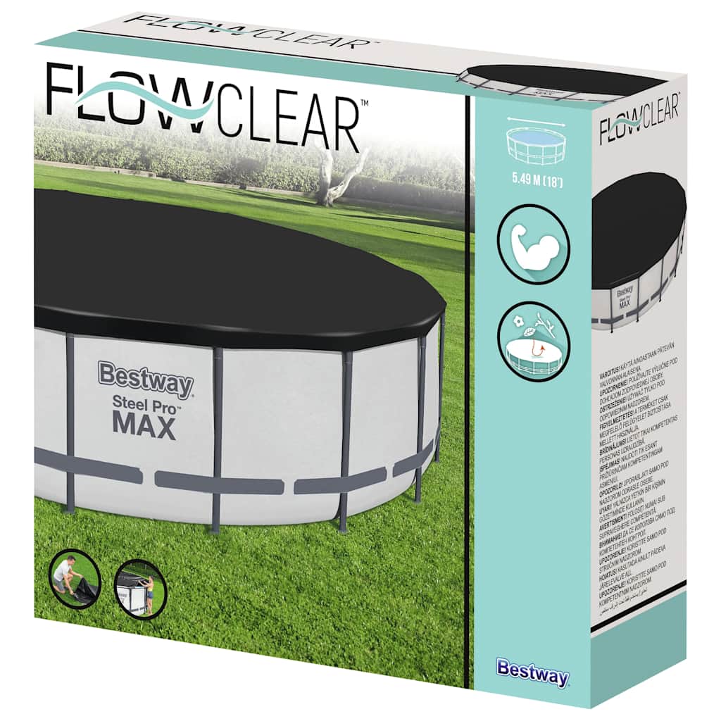 Flowclear Kryt na bazén Fast Set 555 cm
