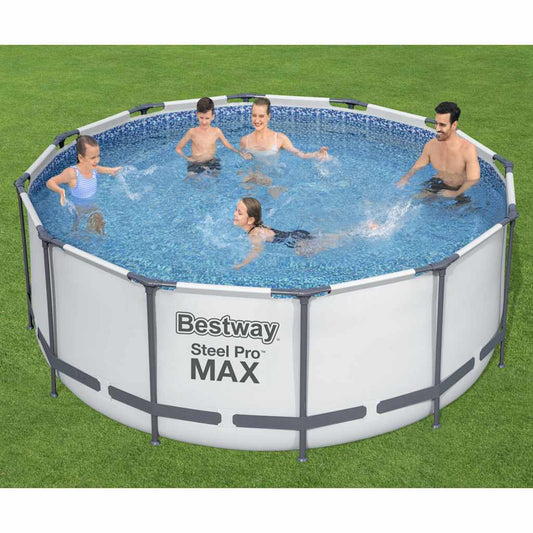 Bazénový set Steel Pro MAX kruhový 366 x 122 cm