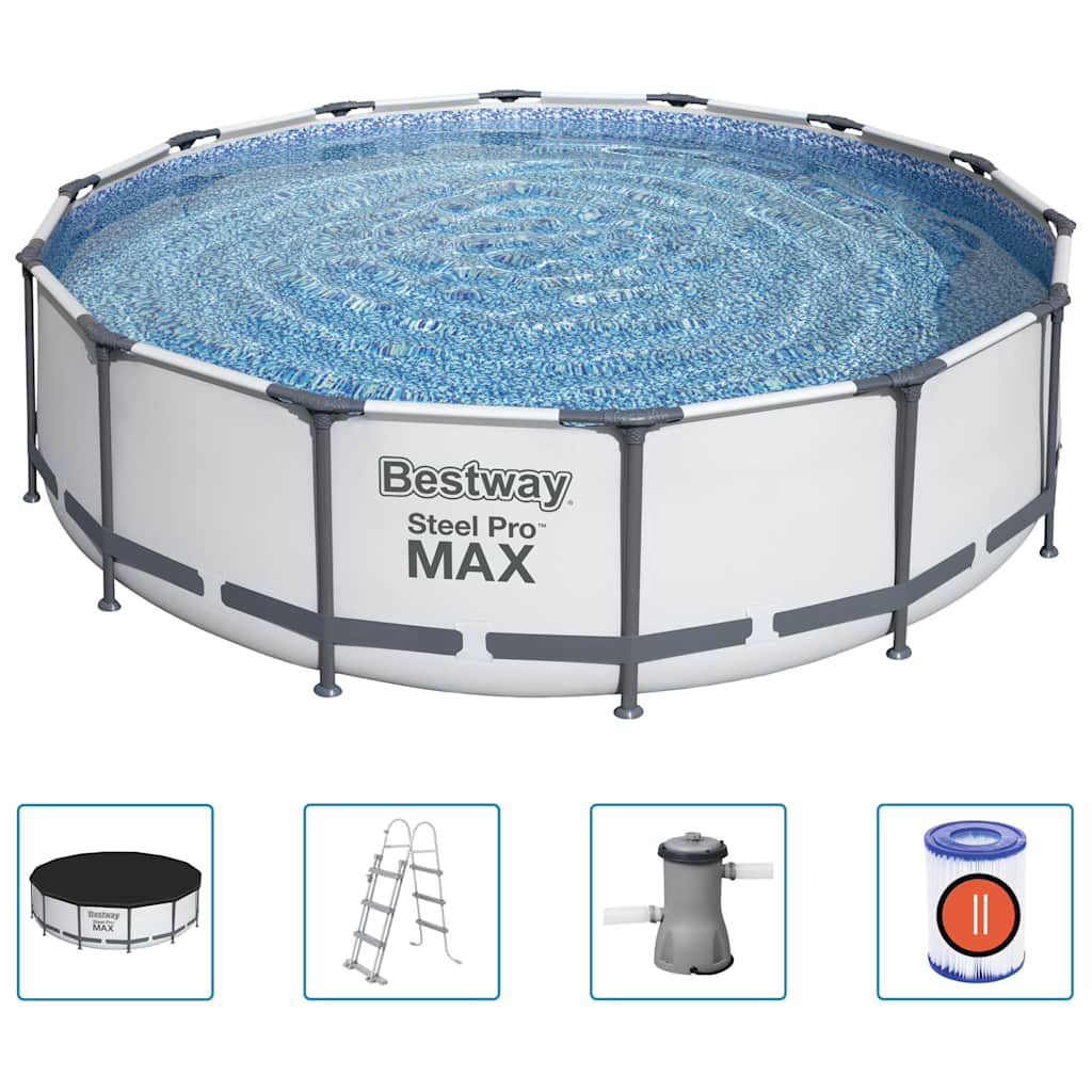 Bazénový set Steel Pro MAX 427 x 107 cm