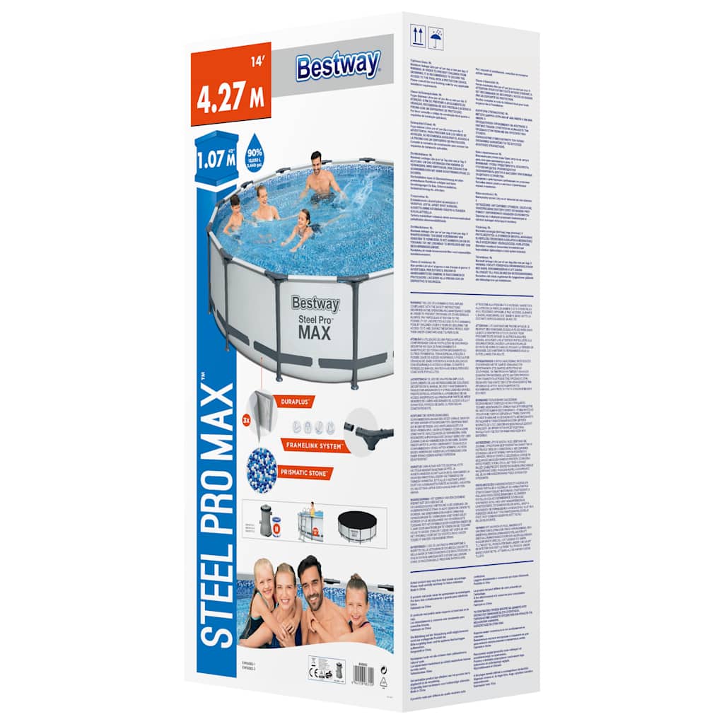 Bazénový set Steel Pro MAX 427 x 107 cm
