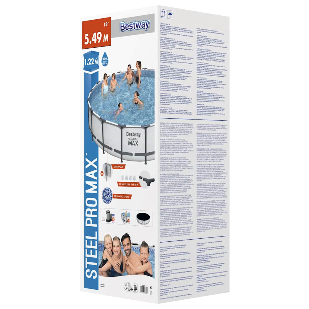 Bazénový set Steel Pro MAX 549 x 122 cm