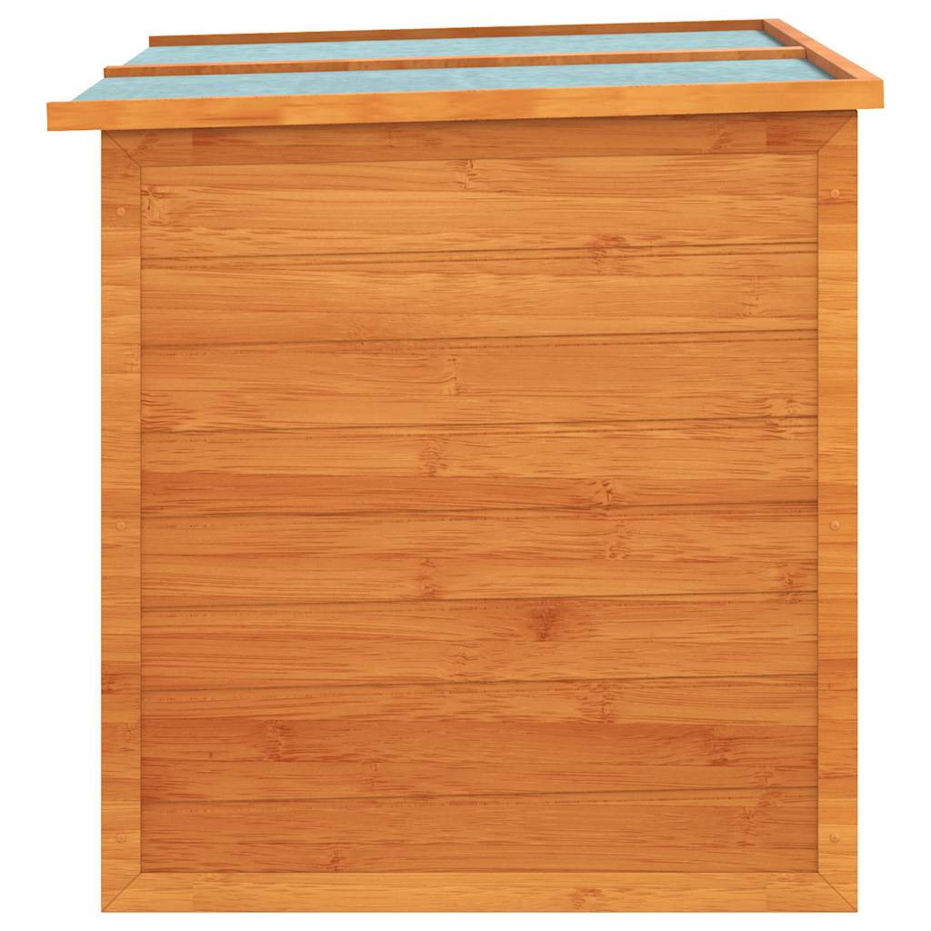 Zahradní úložný box 126 x 72 x 72 cm dřevěný