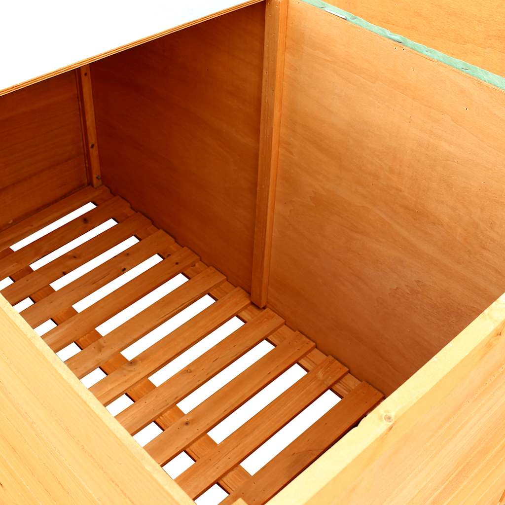 Zahradní úložný box 126 x 72 x 72 cm dřevěný