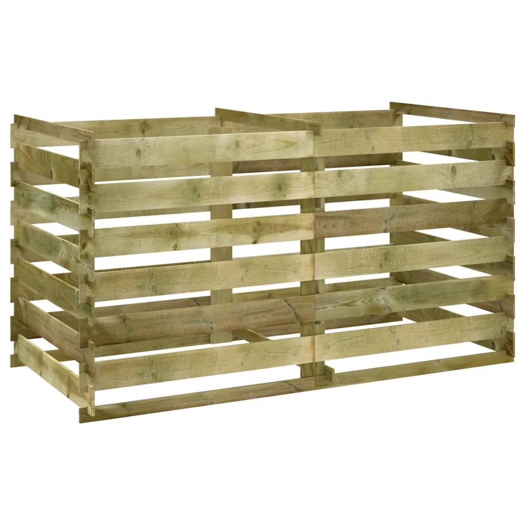 Laťkový kompostér impregnovaná borovice 180 x 90 x 90 cm