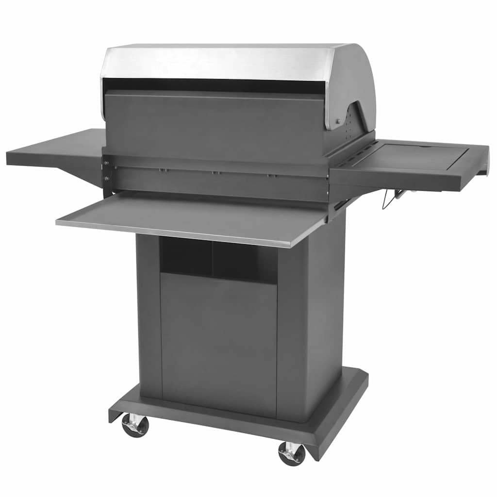 Gril na plynové barbecue Stříbrná Nerezová ocel