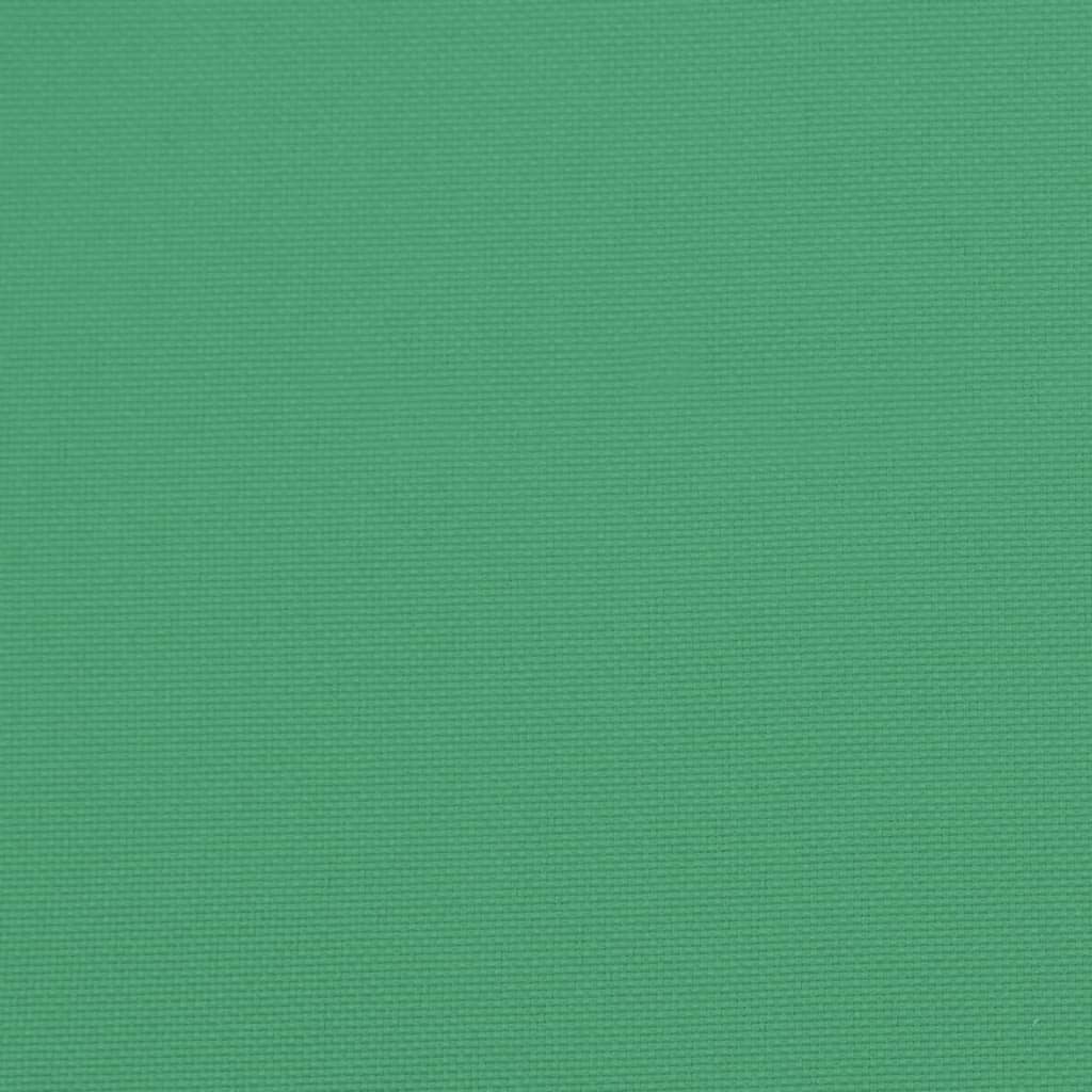 Podušky na židli vysoké opěradlo 2 ks zelené 120x50x3 cm textil