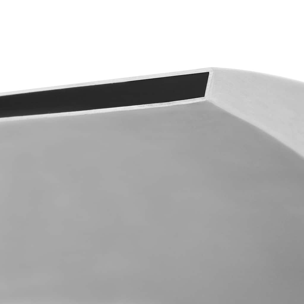 Bazénová fontána nerezová ocel 50 x 30 x 90 cm stříbrná
