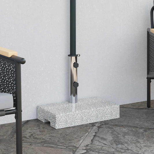 Stojan na slunečník, žulový hranatý, 25 kg