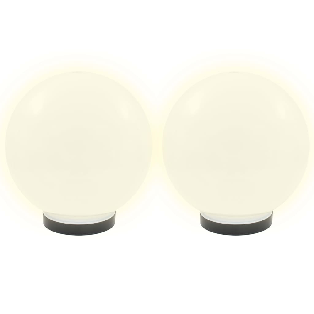 Kulovité LED lampy 2 ks koule 25 cm PMMA