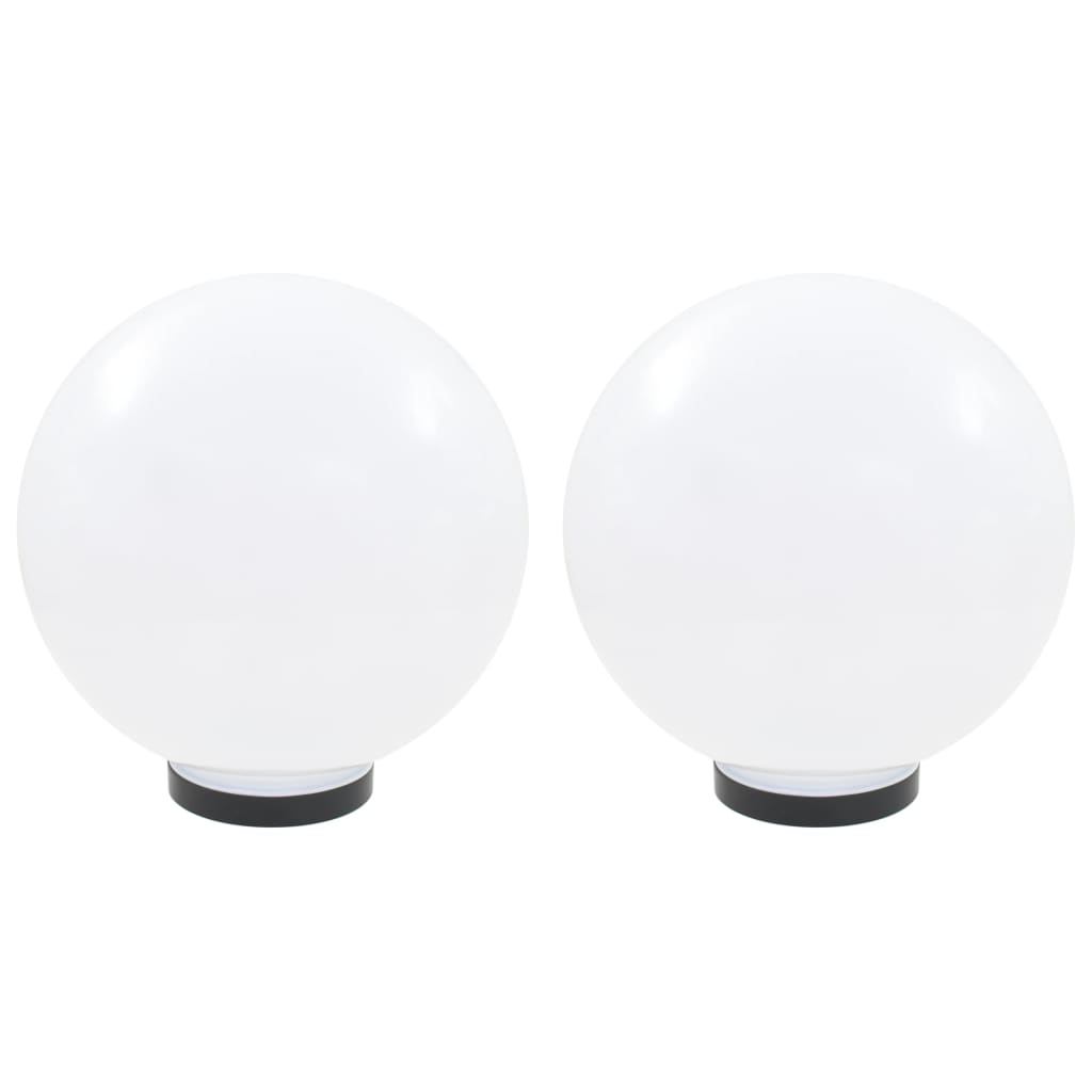 Kulovité LED lampy 2 ks koule 30 cm PMMA