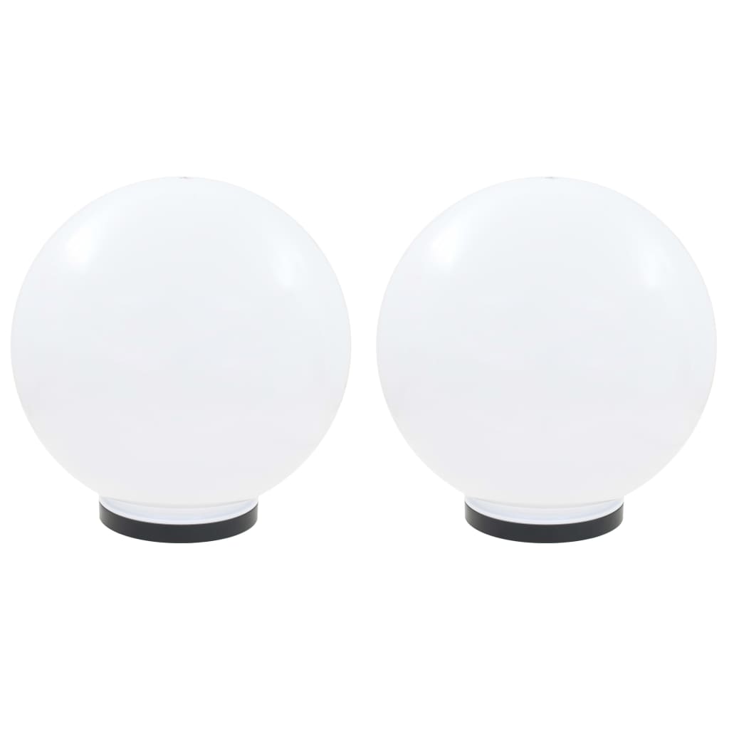 Kulovité LED lampy 2 ks koule 40 cm PMMA
