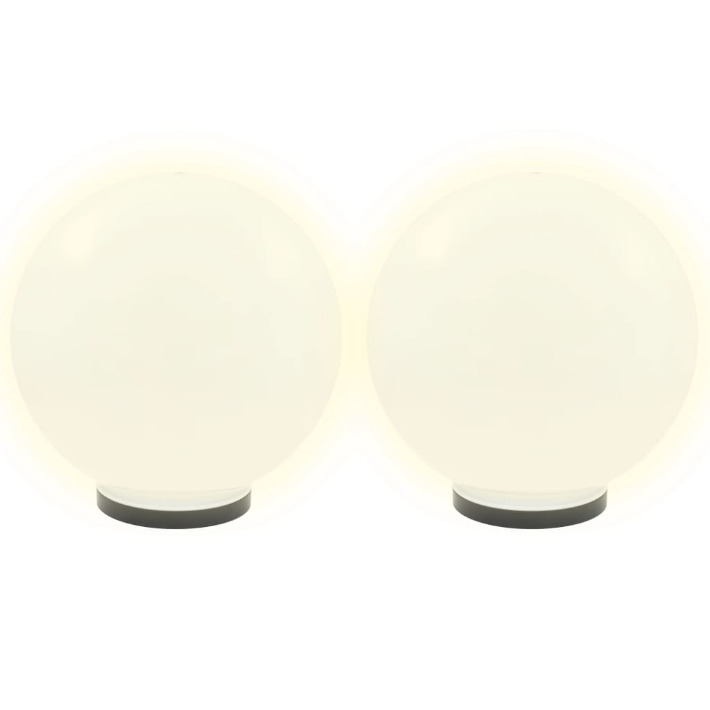 Kulovité LED lampy 2 ks koule 40 cm PMMA