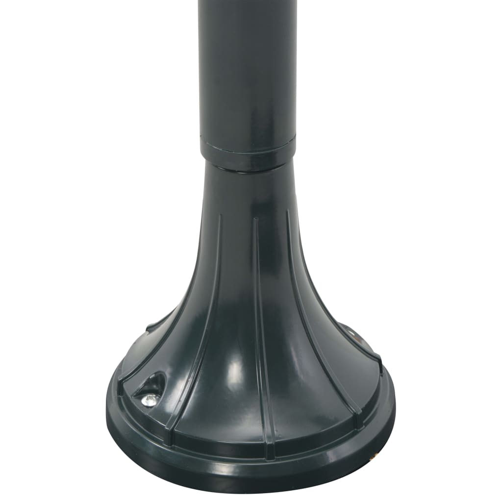 Zahradní sloupová lampa E27 120 cm hliník tmavě zelená