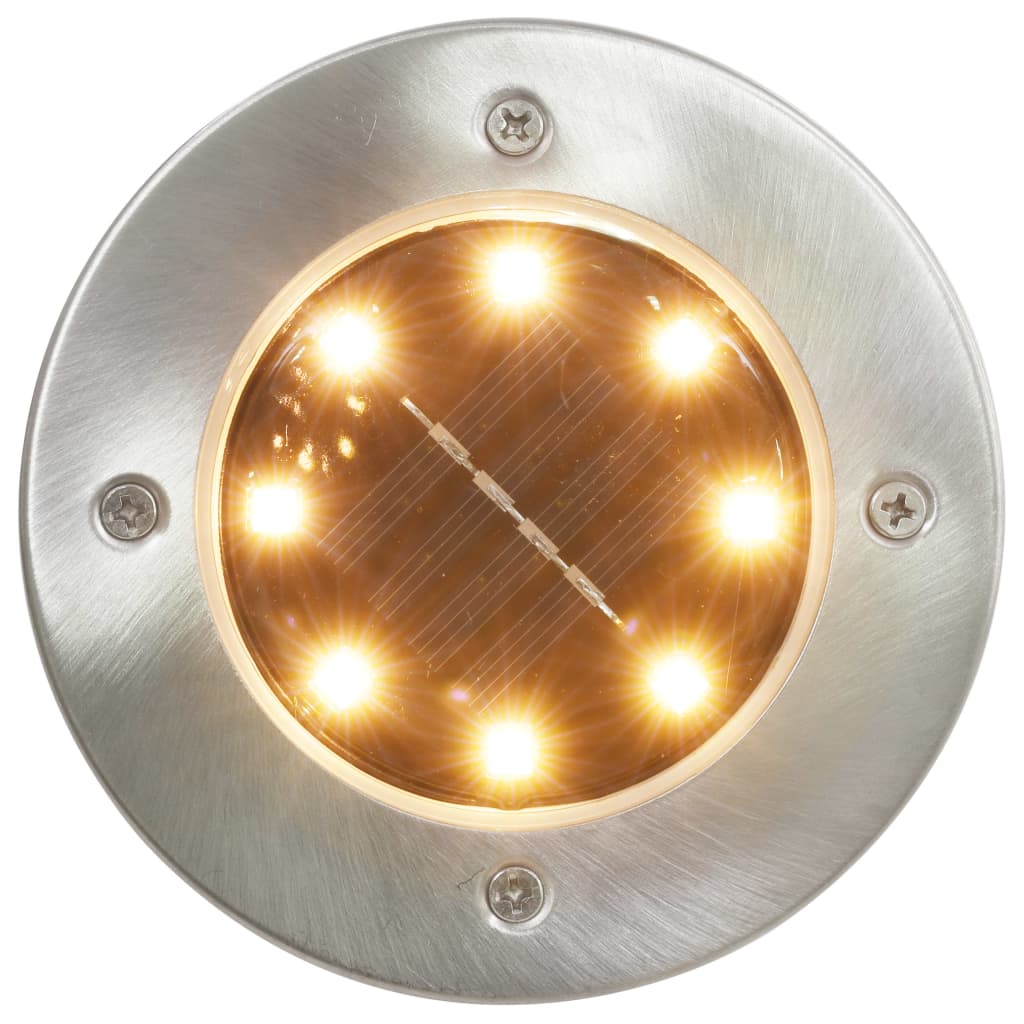 Solární světlo k zapíchnutí do země 8 ks LED teplé bílé