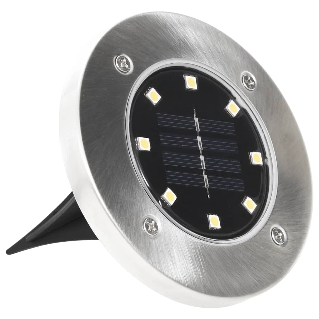 Solární světlo k zapíchnutí do země 8 ks LED teplé bílé