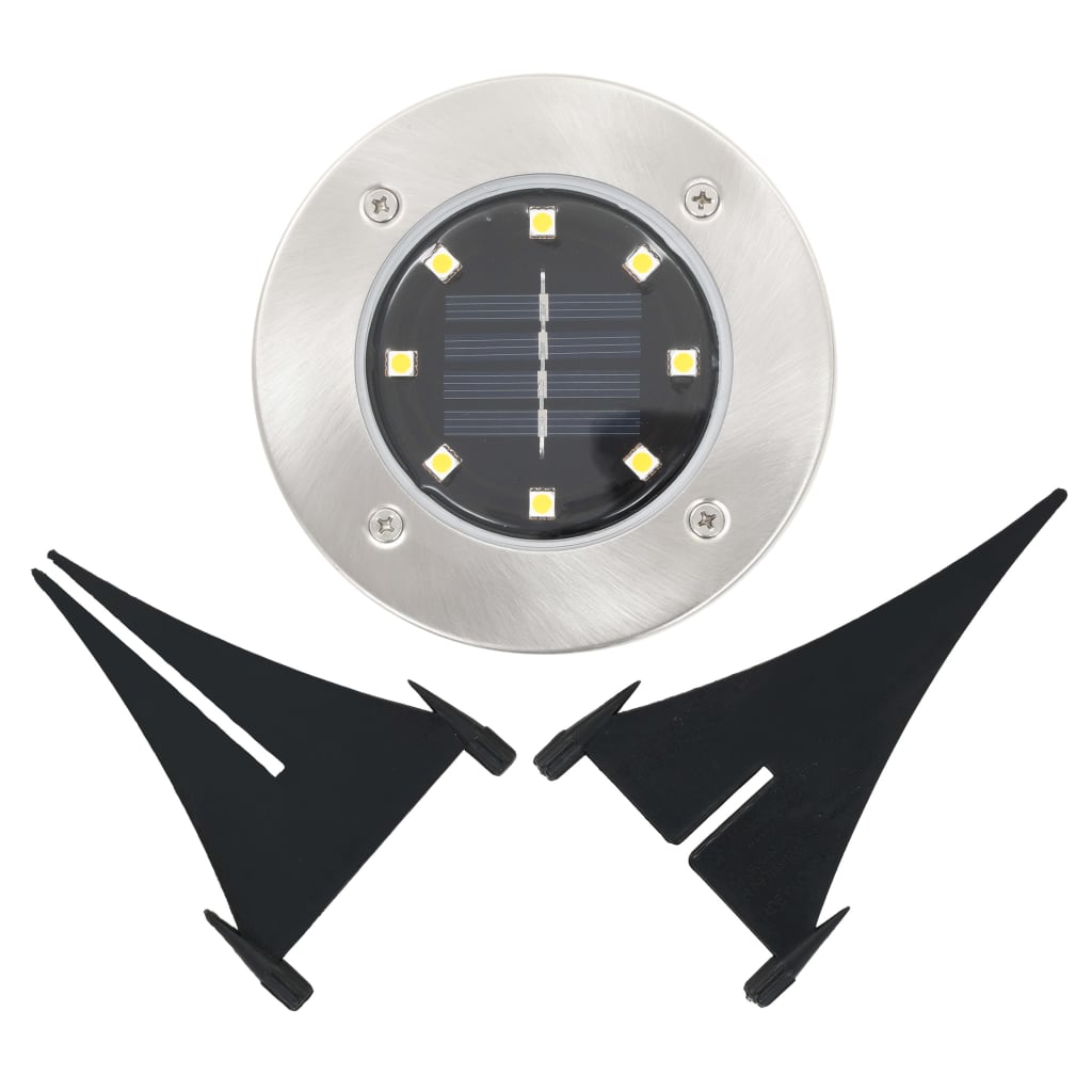 Solární světlo k zapíchnutí do země 8 ks LED teplé bílé
