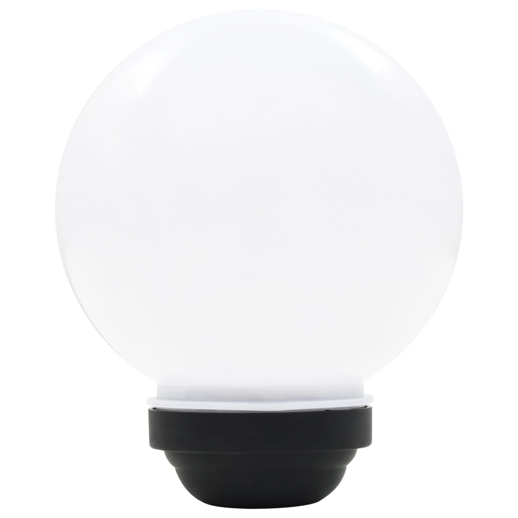 Zahradní solární lampy 4 ks LED kulovité 15 cm RGB