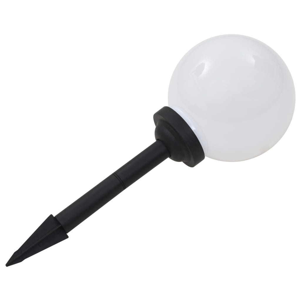 Zahradní solární lampy 3 ks LED kulovité 20 cm RGB