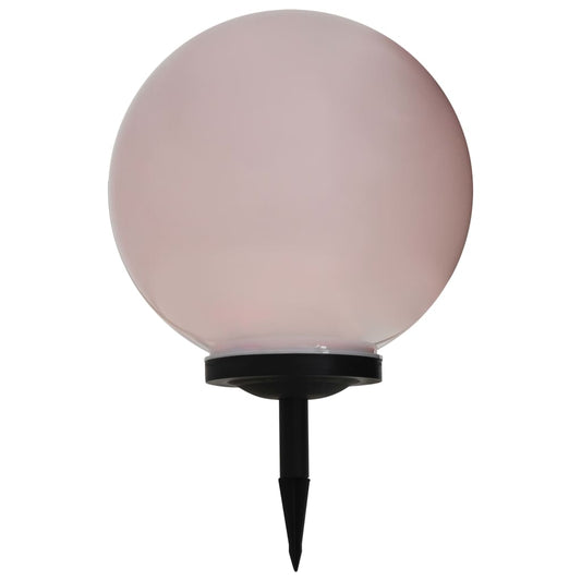 Zahradní solární lampa LED kulovitá 40 cm RGB