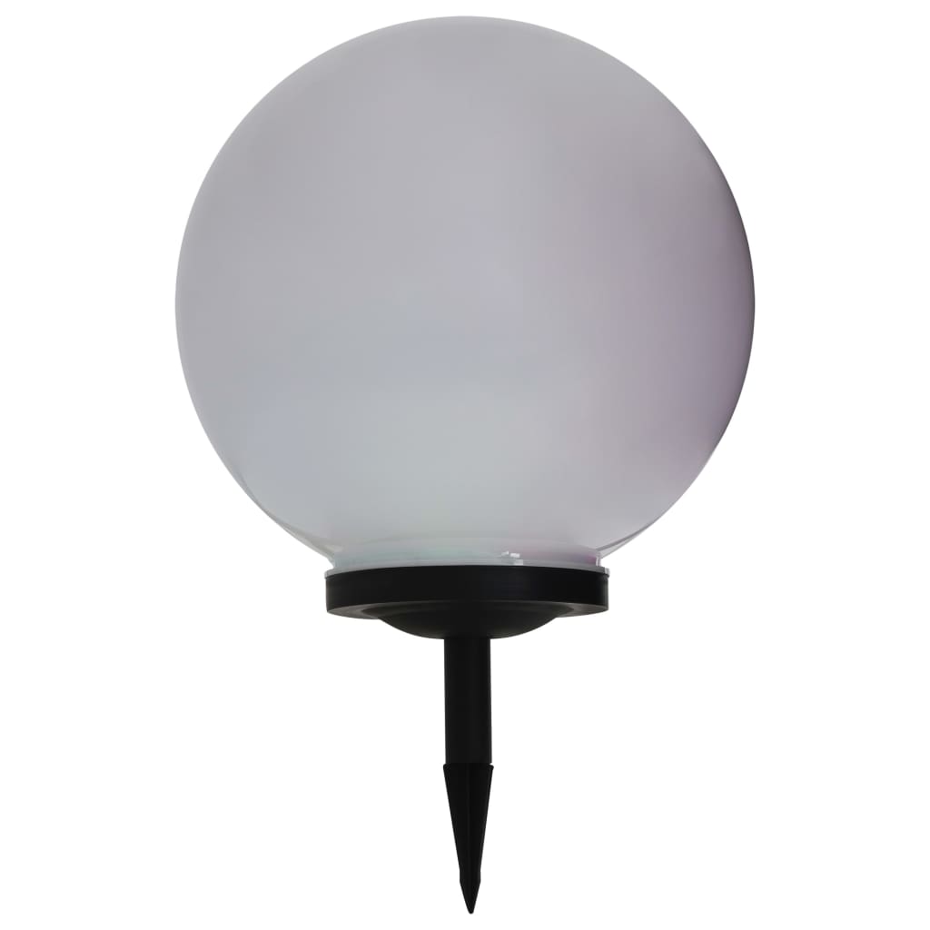 Zahradní solární lampa LED kulovitá 40 cm RGB