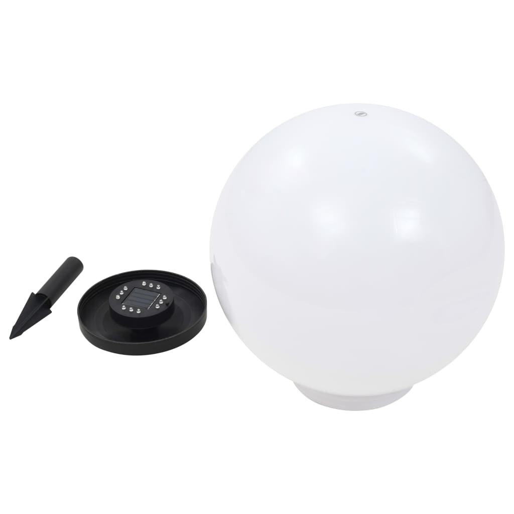 Zahradní solární lampa LED kulovitá 40 cm RGB