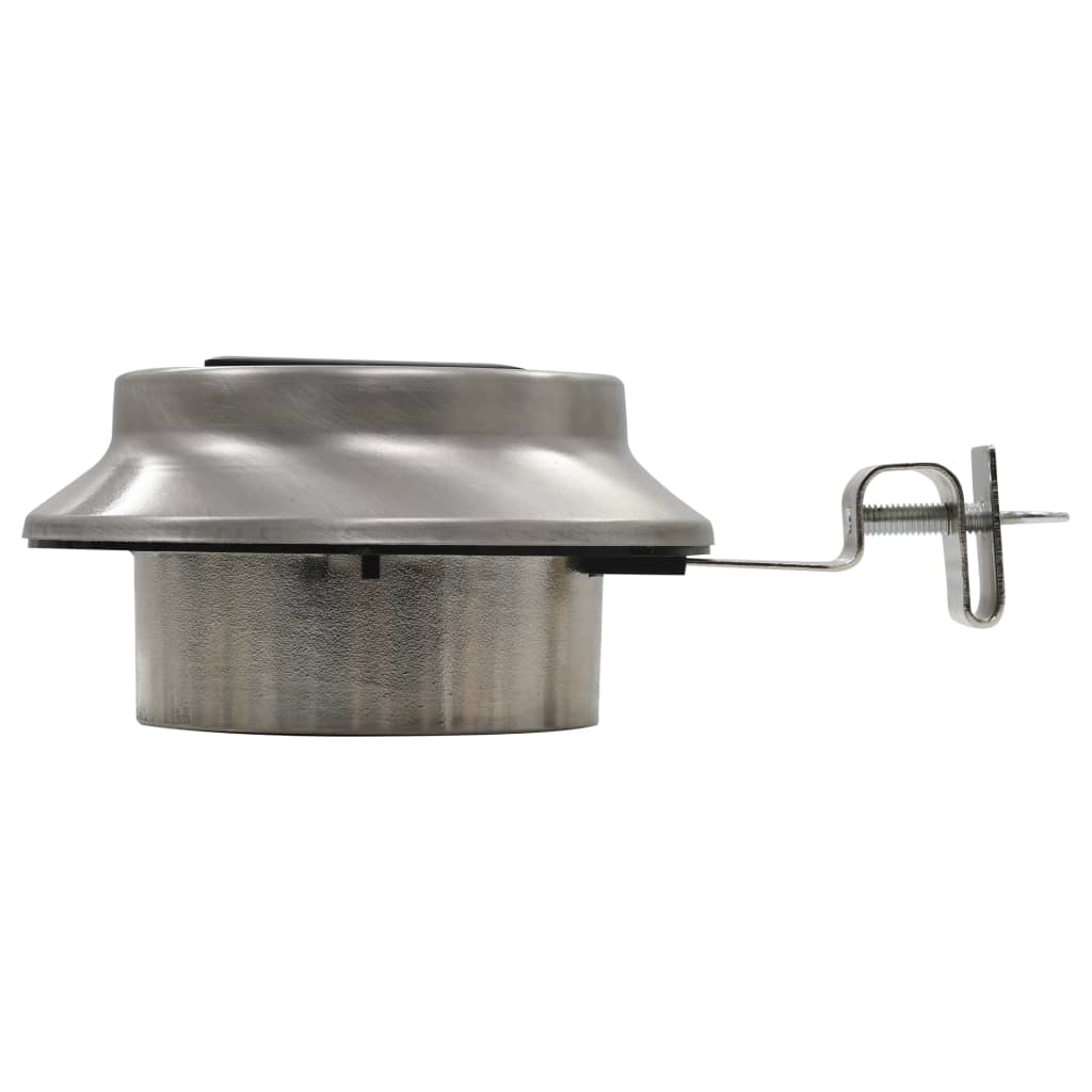 Zahradní solární lampy 6 ks LED kulaté 12 cm bílé