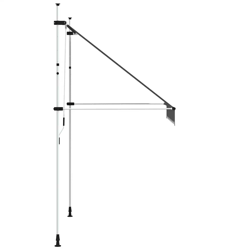 Ručně zatahovací markýza 200 cm antracitová