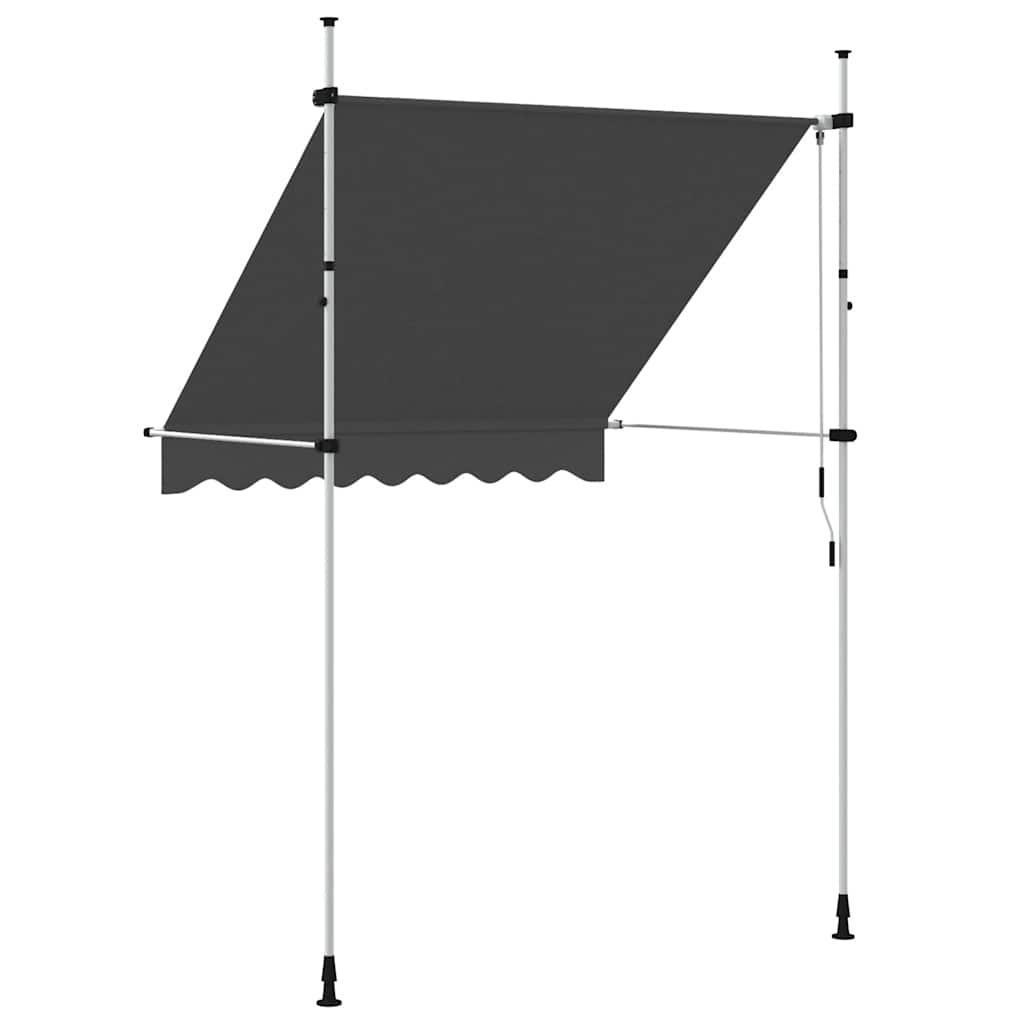 Ručně zatahovací markýza 200 cm antracitová