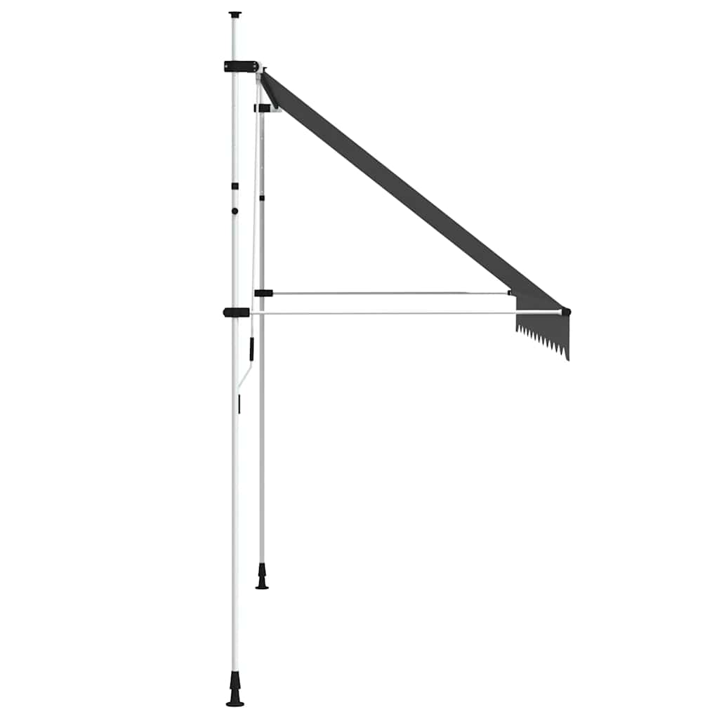Ručně zatahovací markýza 300 cm antracitová