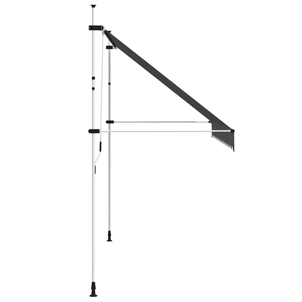 Ručně zatahovací markýza 350 cm antracitová