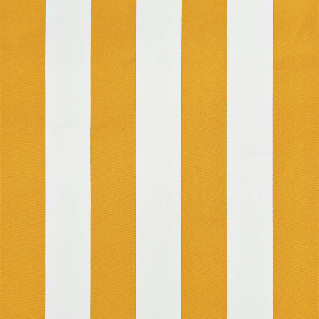 Zatahovací markýza žluto-bílá 200 x 150 cm
