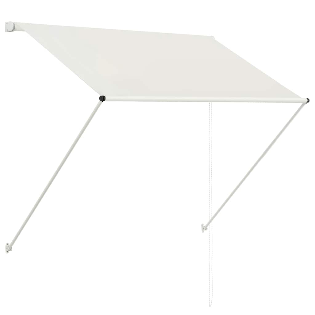 Zatahovací markýza krémová 150 x 150 cm