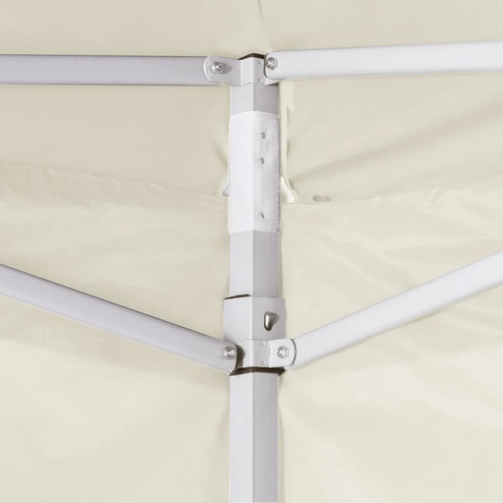 Skládací stan se 2 stěnami 291x291x315 cm krémový