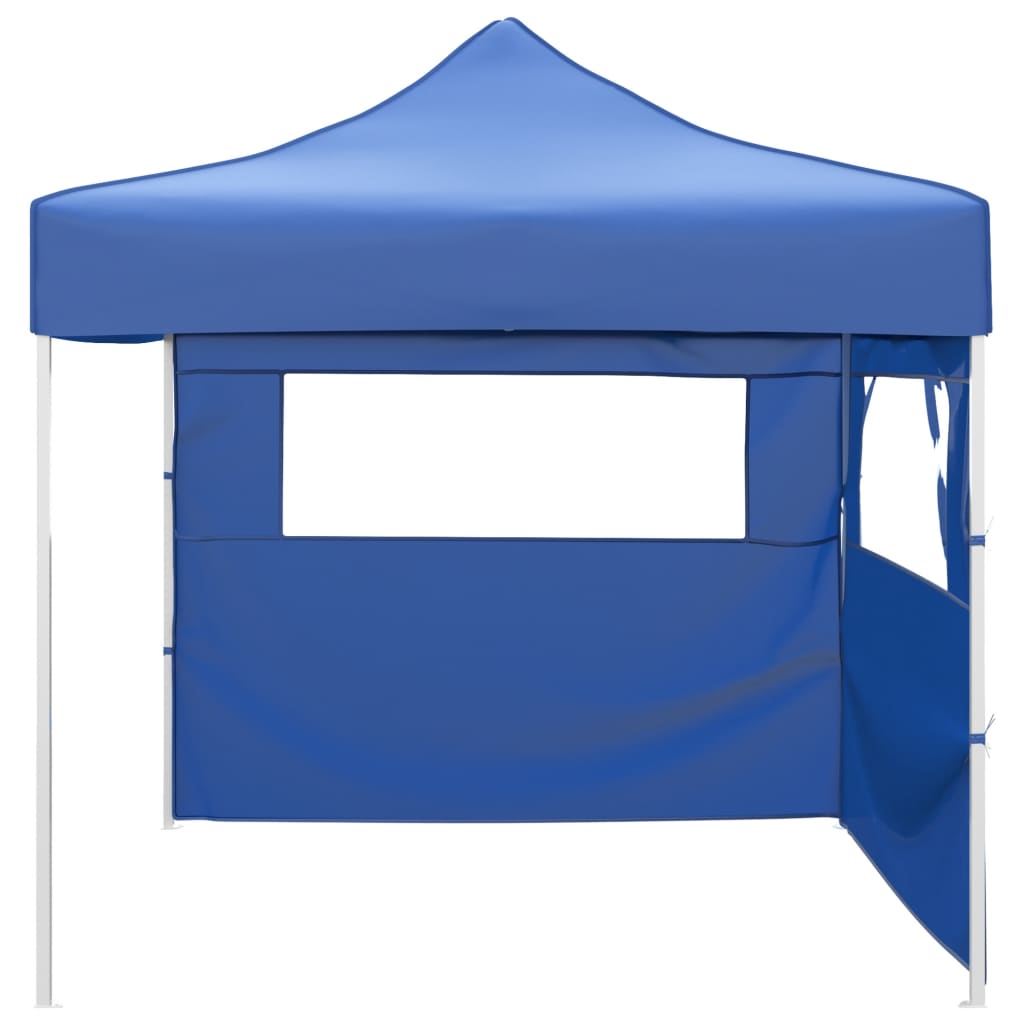 Skládací stan se 2 stěnami 3 x 3 m modrý
