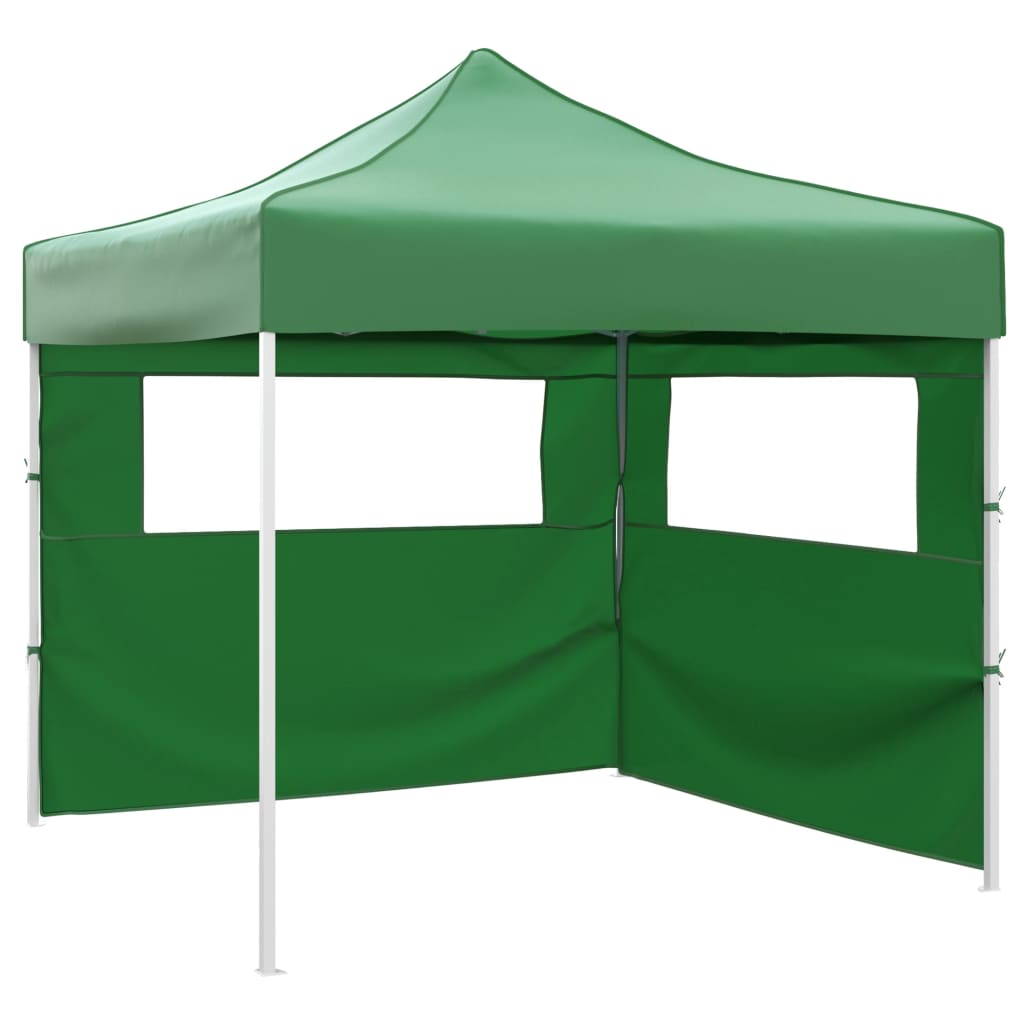Skládací stan se 2 stěnami 3 x 3 m zelený
