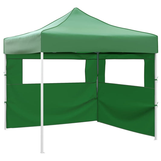 Skládací stan se 2 stěnami 3 x 3 m zelený