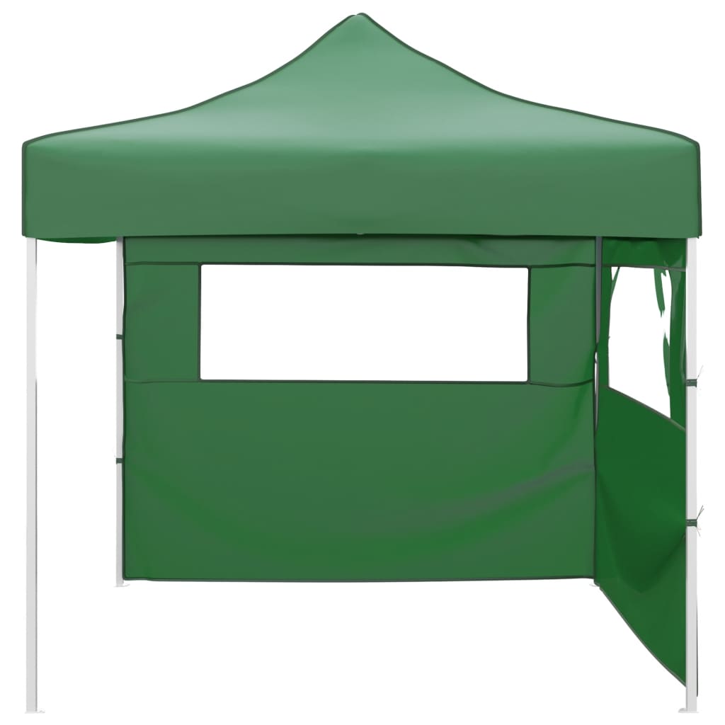 Skládací stan se 2 stěnami 3 x 3 m zelený