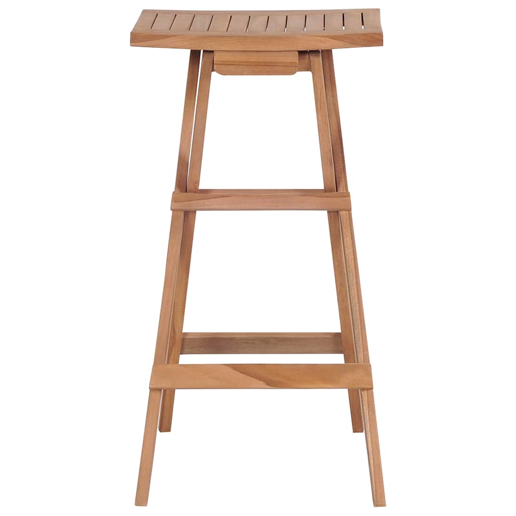 Skládací barové stoličky 4 ks masivní teak