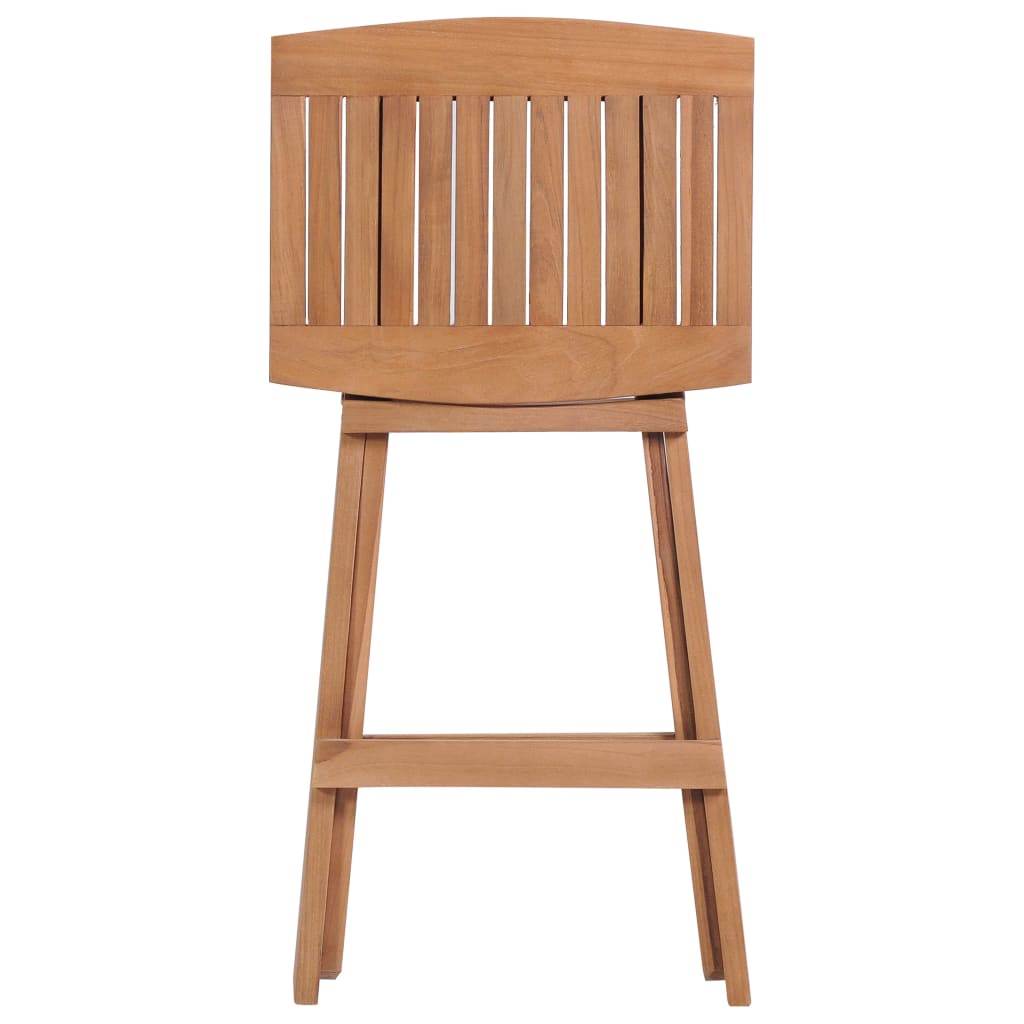 Skládací barové stoličky 4 ks masivní teak