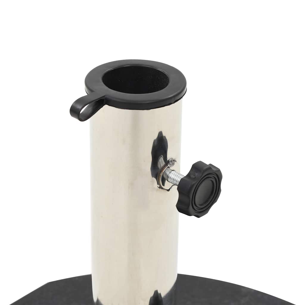 Stojan na slunečník žulový 28,5 kg kulatý černý