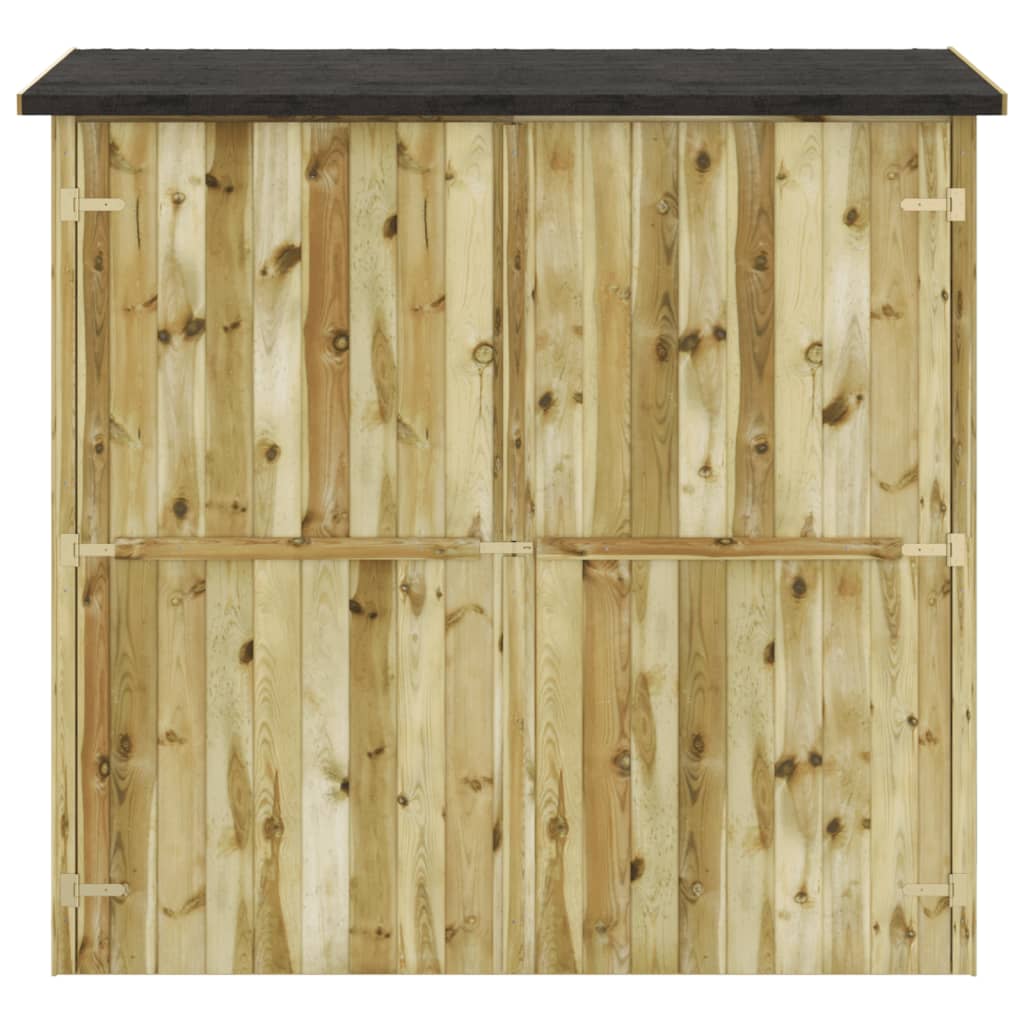 Zahradní kůlna na nářadí z impregnované borovice 182x76x175 cm