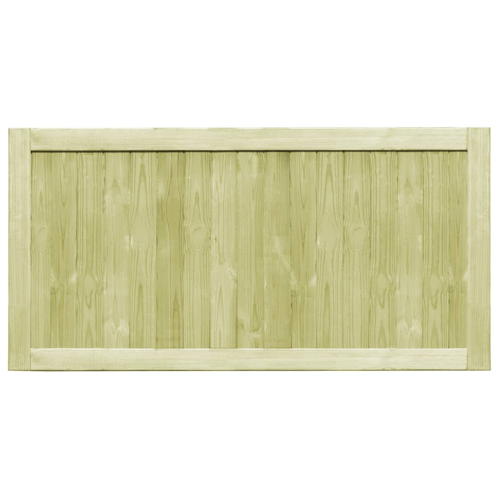Zahradní brána 2křídlá impregnovaná borovice 300 x 75 cm