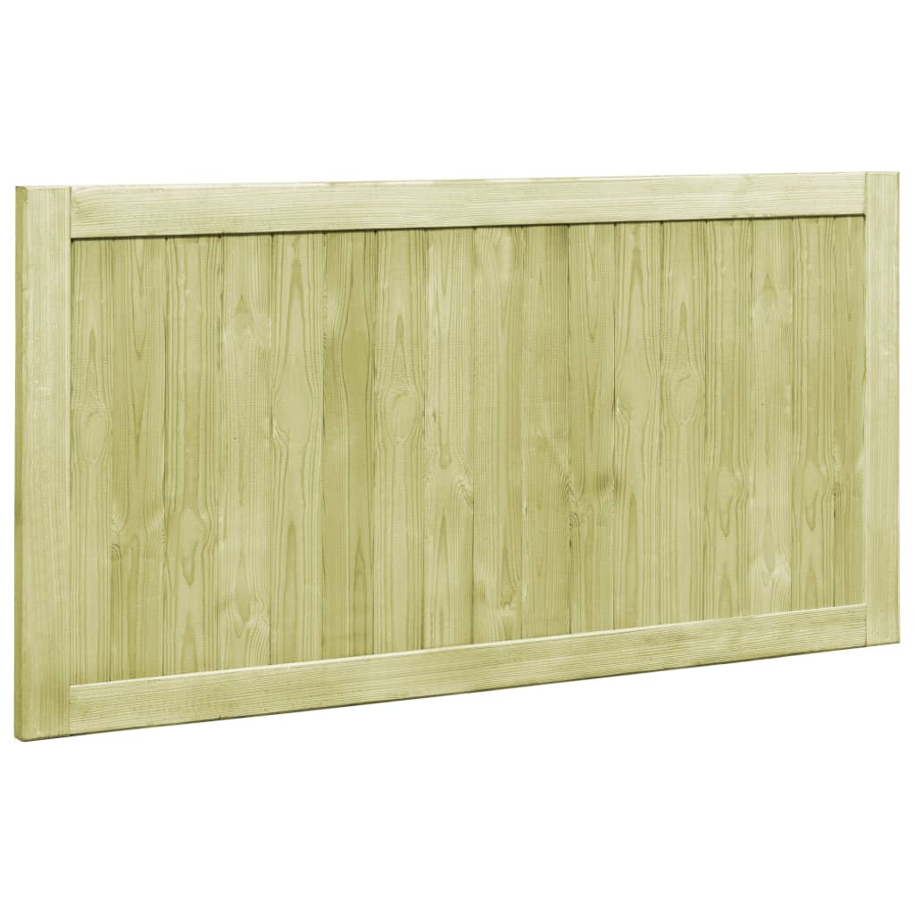 Zahradní brána 2křídlá impregnovaná borovice 300 x 75 cm