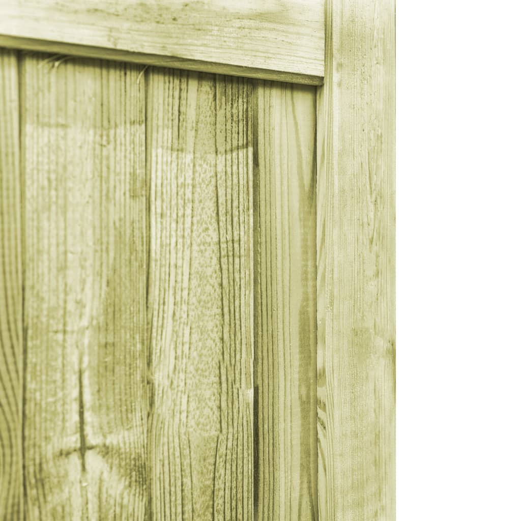 Zahradní brána 2křídlá impregnovaná borovice 300 x 75 cm