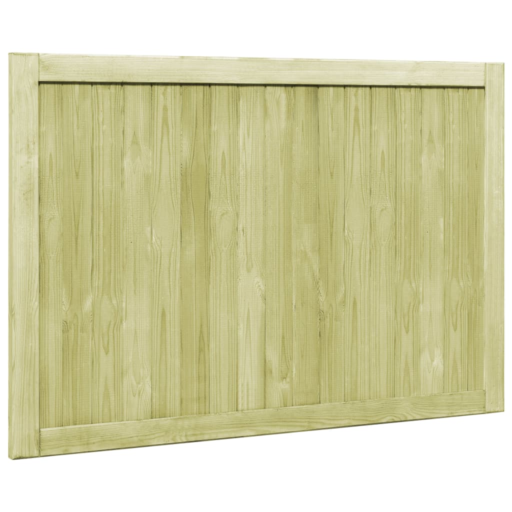 Zahradní brána 2křídlá impregnovaná borovice 300 x 100 cm